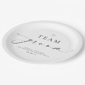 レズメアのミニマルなチームグルーム ペーパープレート (アングル)