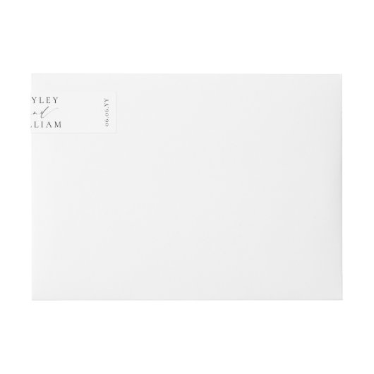 レズメアミニマリストストローフラッグドリンクラベル ラップアラウンドラベル (正面)