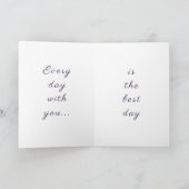 レズモダンビアンカップルLGBTQバレンタインデーかわいい シーズンカード (内部)