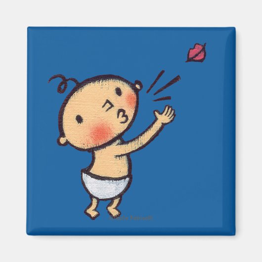 レズリーパトリセ吹リアキスベビー マグネット (正面)