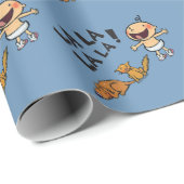 レズリーパトリチェリ歌うベビーとバニースリッパ ラッピングペーパー (ロールコーナー)