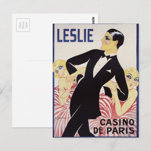 レズリー! ポストカード (正面/裏面)