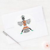 レズ刃物の戦士 ラウンドシール (封筒)