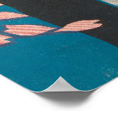 レズ日本のビアンカップル楽しむ桜 ポスター (角)