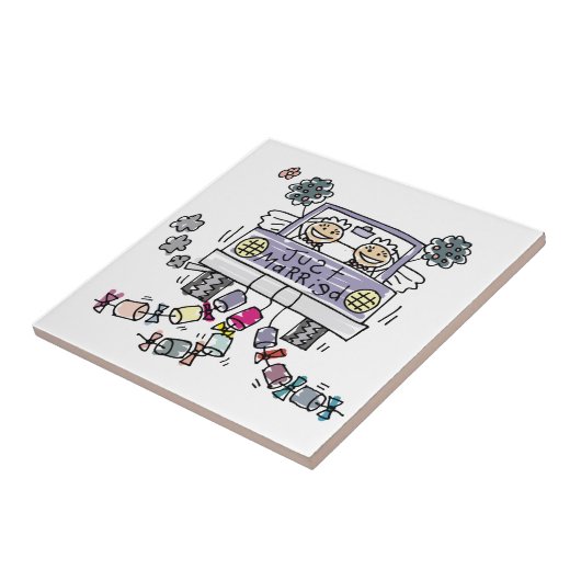 レズ結婚ビアの花嫁 タイル (側面)