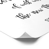 レズ結婚ビアンのバブル徴候 |書道 ポスター (角)