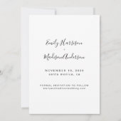 レズ結婚ビアンゲイのレインボー写真 セーブザデート (裏面)