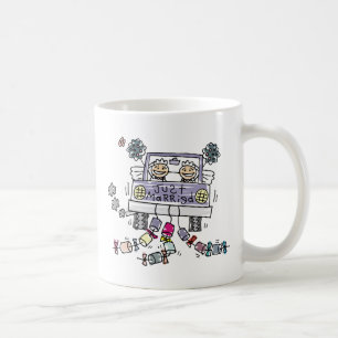 レズ結婚ビアンズたった今結婚しましたマグ コーヒーマグカップ