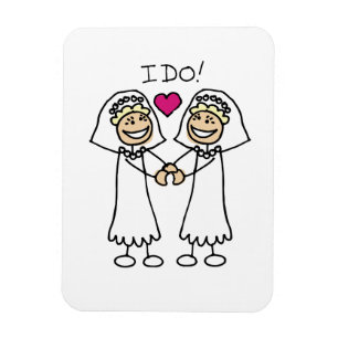レズ結婚ビアンブライダル マグネット