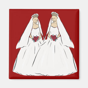 レズ結婚ビアン磁石 マグネット