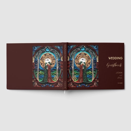 レズ結婚ビアン ゲストブック (全面)