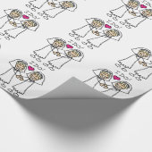 レズ結婚ビアン ラッピングペーパー (角)
