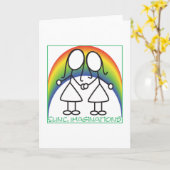 レズ間抜けビアン – カード (黄色い花)