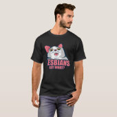 レズ食べビア人とLgbtのメンバー Tシャツ (正面フル)