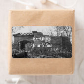 レセイビングトゥーム廃墟蔵書票 ラベル (インサイチュ)