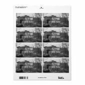 レセイビングトゥーム廃墟蔵書票 ラベル (フルシート)