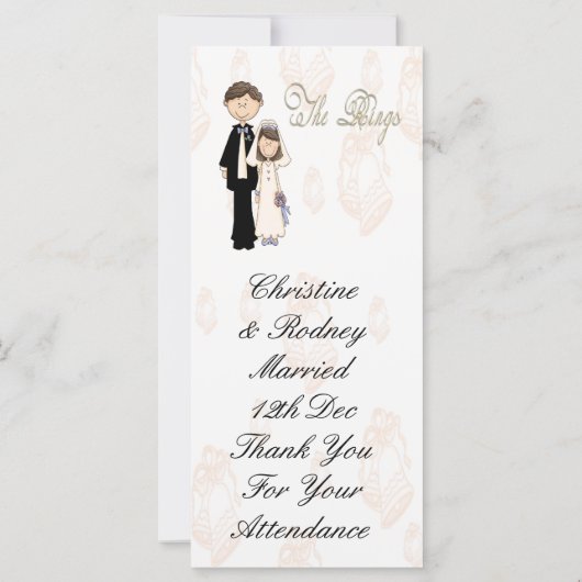 レセプション ウェディング (裏面)