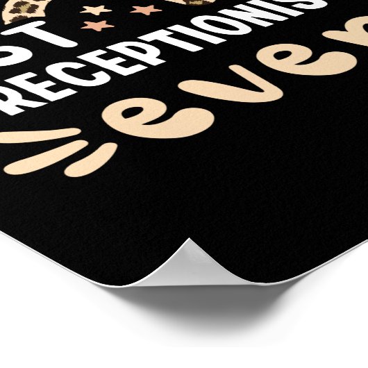 レセプテ最高のィショニストエバーレオレインボーギフトママ ポスター (角)