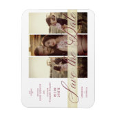 レセルバラシンプルフェハエレガント脚本3 Photos Co マグネット (縦)