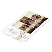 レセルバラシンプルフェハエレガント脚本3 Photos Co マグネット (左側)