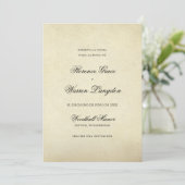 レセルバラフェハエレガントベージュヴィンテージスペインの セーブザデート (スタンド正面)