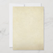 レセルバラフェハエレガントベージュヴィンテージスペインの セーブザデート (裏面)