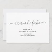 レセルバラフェハシンプルエレガントスペインの結婚ズ