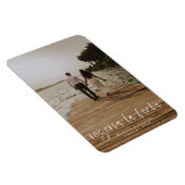 レセルバラフェハモダンフォト招待状 マグネット (右側)