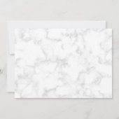 レセルバラフェハモダンマーブルバラ金ゴールドスペインの セーブザデート (裏面)