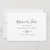 レセルバラフェハ横型ミニマリスタ セーブザデート (正面)