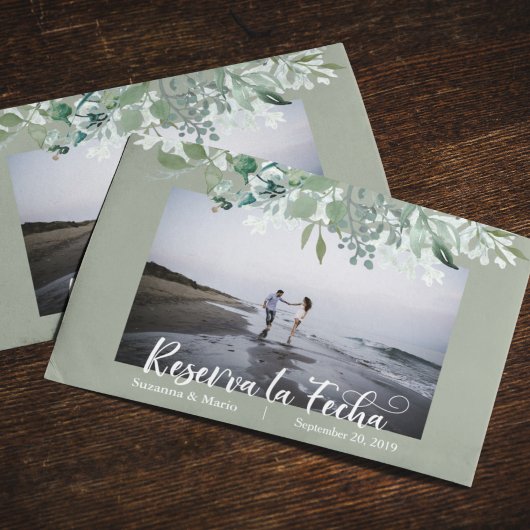 レセルバラフェハDate Ohjasを保存スペインのする 案内ポストカード