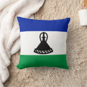 レソトの国旗 クッション (ブランケット)