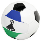 レソトの国旗 サッカーボール (3/4)