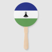レソトの国旗 ハンドファン (裏面)