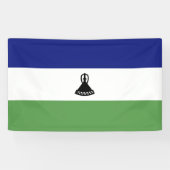レソトの国旗 横断幕 (横)