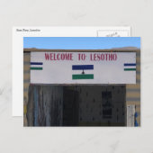 レソトへようこそ ポストカード (正面/裏面)