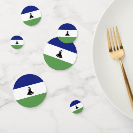 レソト国旗 コンフェッティ