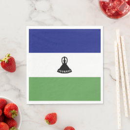 レソト国旗 スタンダードランチョンナプキン