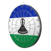 レソト国旗 ダーツボード (正面右)