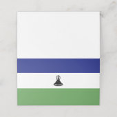 レソト国旗 プレイスカード (外部開封)