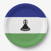 レソト国旗 ペーパープレート (正面)