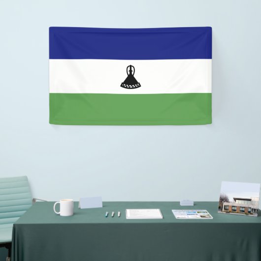 レソト国旗 横断幕 (トレードショー)