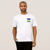 レソト国旗 Tシャツ (正面フル)