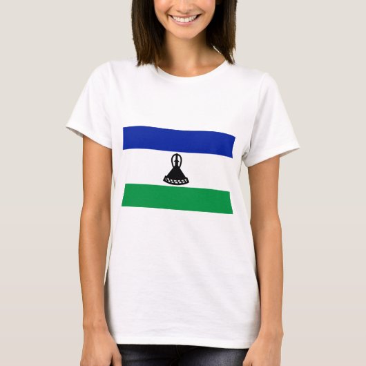 レソト国旗 Tシャツ (正面)