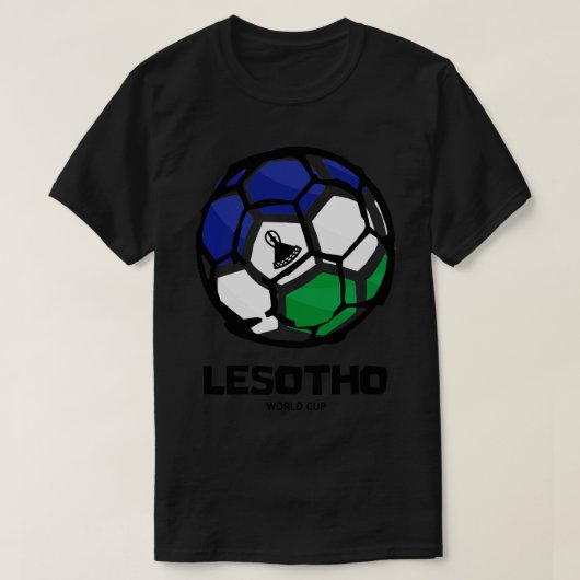 レソト国旗 Tシャツ (デザイン正面)
