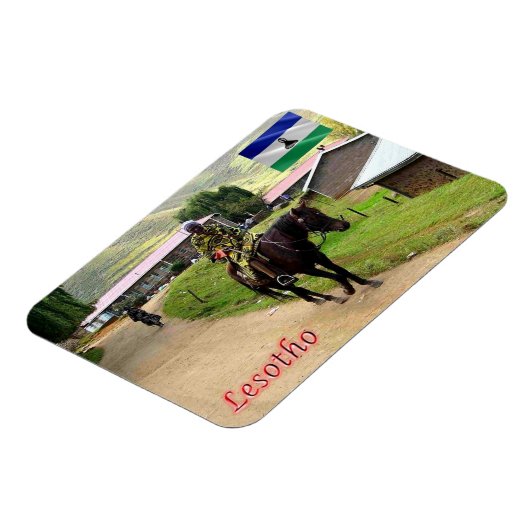 レソト語 – バソト –  マグネット (左側)