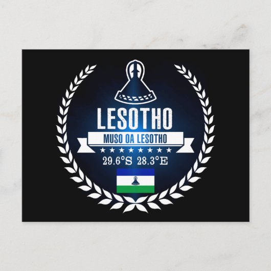 レソト ポストカード (正面)
