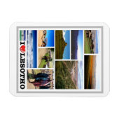 レソト – 私の愛 –  マグネット (横)