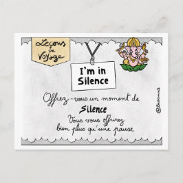 レソン・ド・ボヤージ：静寂を破る ポストカード