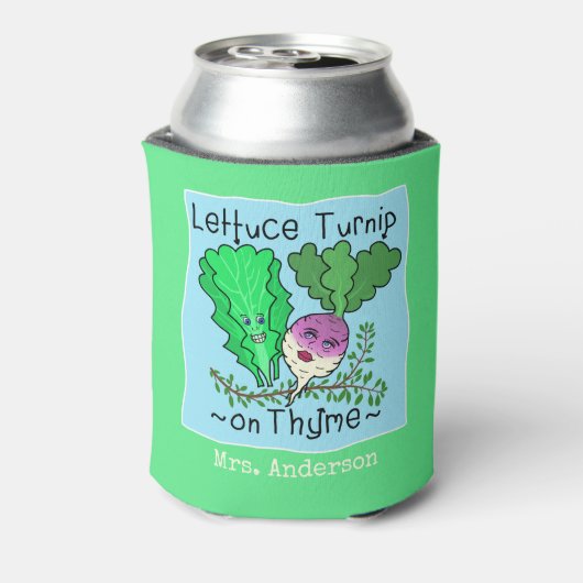 レタスおもしろいターニップオンティメプン |先生名 缶クーラー (缶裏面)